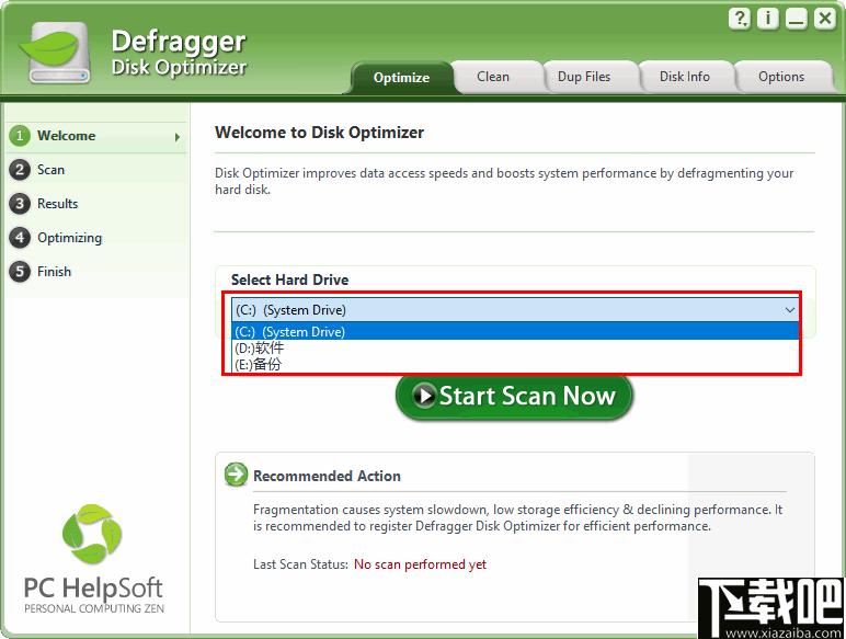 Defragger Disk Optimizer下载,磁盘整理,磁盘清理